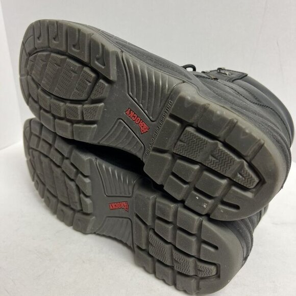 Rocky Mens 6” Hiker Waterproof Comp Toe Boot Black Size 11 M